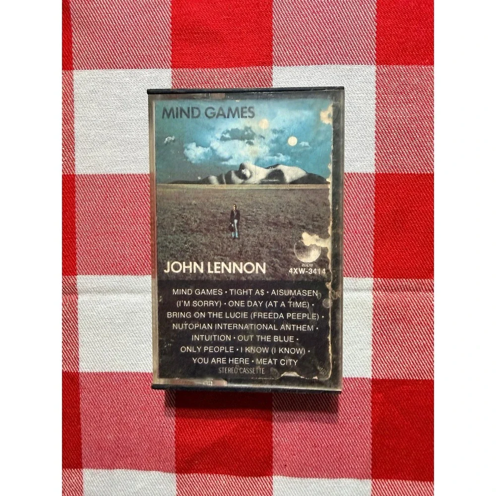 John Lennon mind games cassette